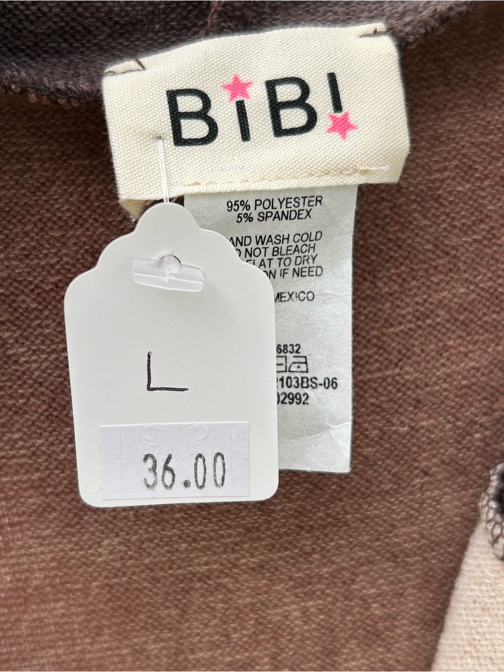 BiBi Stylish Color Block pullover hoodie Large - Picture 8 of 10